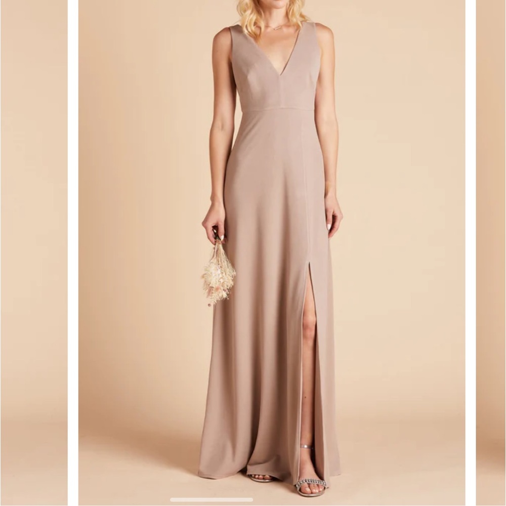 Taupe Formal Dress